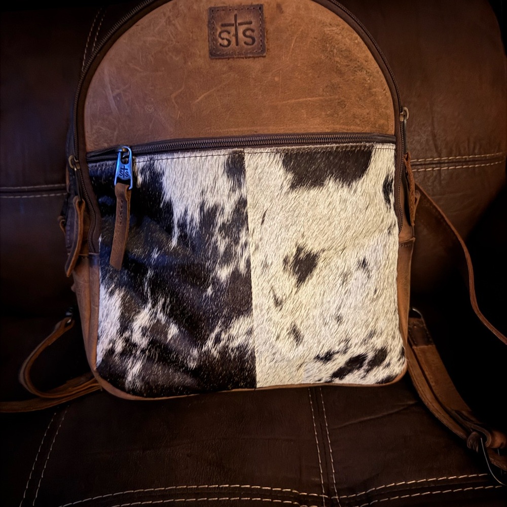 STS Ranchwear Brown and Black Backpack